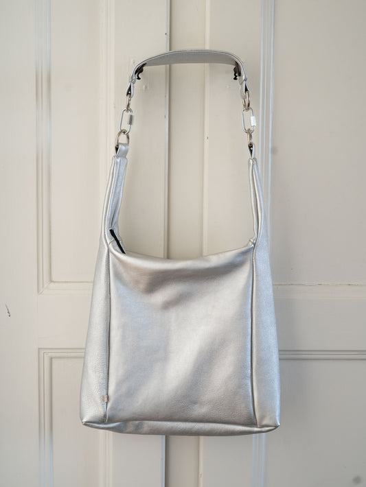 double boucle argenté