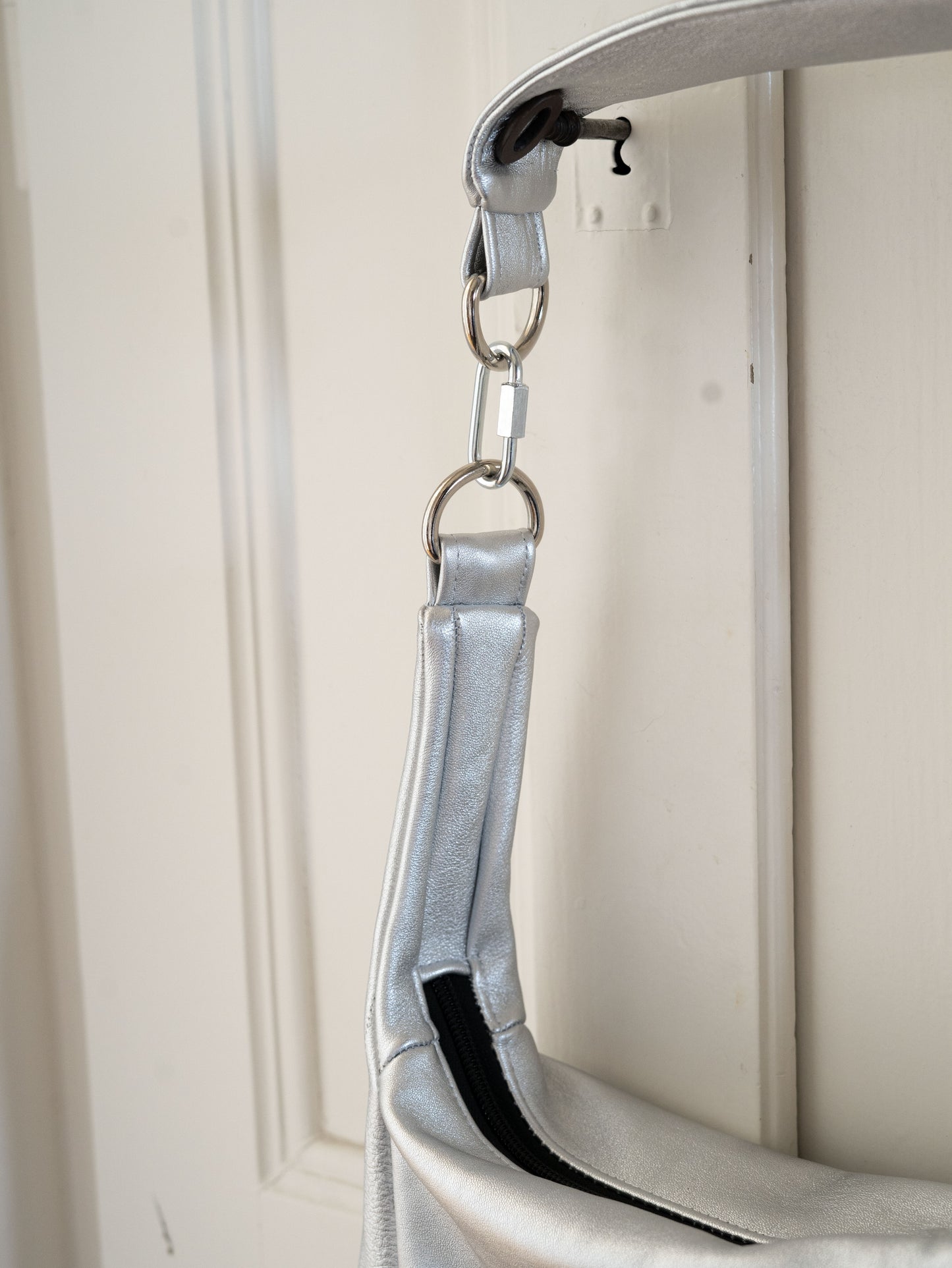 double boucle argenté